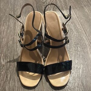 Calvin Klein Black Strappy Sandals
